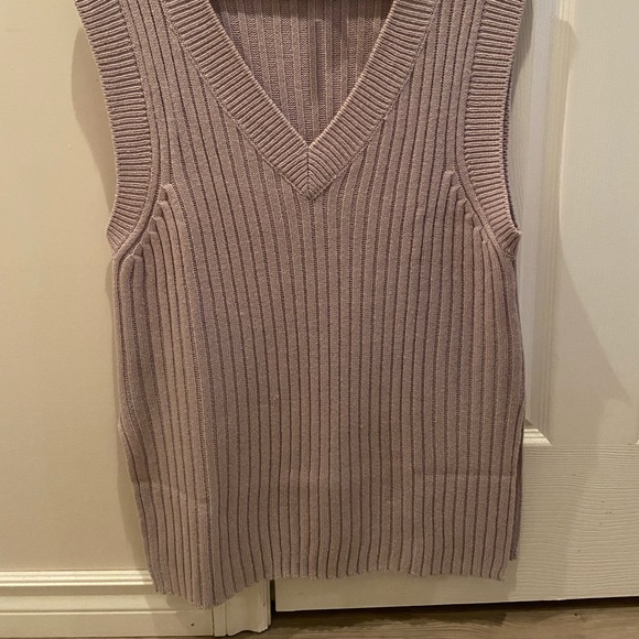 Lavender Sweater Vest - Picture 2 of 4
